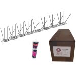 Maillestore - pics anti - pigeons 10 m�tres � coller - protection 10 � 15cm (1 tube colle)