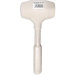 Maillet anti - rebond blanc en caoutchouc raimondi 1000 gr