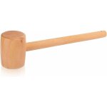 Maillet en bois, marteau en bois professionnel avec poigne ergonomique, mini marteau en bois portable ...