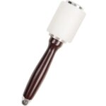 Maillet cuir - 20, 5 cm - maillet caoutchouc de nylon avec manche en bois - outils cuir pour couture, ...
