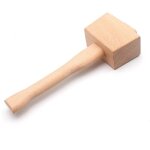 Maillet de menuisier en bois marteau poign�e outil menuiserie � h�tre frappe inclin�e pour bricolage ...