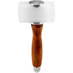Maillet de nylon pour sculpture de cuir, marteau cuir avec manche en bois, outils cuir pour couture, ...