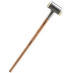 Maillet sans rebond, avec manche, vernis, en hickory r�duisant les vibrations, ergonomique - d=80 mm ...