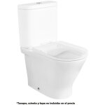 Roca ? cuvette suspendue rimless sans rebord ? double sortie ? syst�me de chasse d'eau drag ? dimensions ...