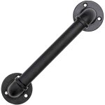 Main courante, 30cm main courante pour escalier noir, rampe d'escalier, rampe escalier de barre de garde ...