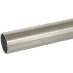 Main courante ronde  42. 4 mm en inox - longueur 3000 mm - inox 304 - design production