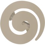 2 pinces spirale - lin 2 pinces spirale - lin
