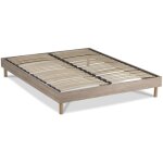 Maison aubertin - sommier  lattes en kit - bois - couleur naturelle - 140 x 190 cm
