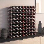 Maison chic ? casier � bouteilles en bois de pin massif pour 72 bouteilles ? dimensions 80x22, 5x80 cm ...