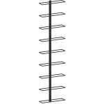 Maison chic - casier � bouteilles �tag�re � vin range bouteille mural pour 9 bouteilles noir fer 82196 ...