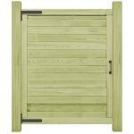 Maison chic - portail de jardin portillon de cl�ture bois de pin impr�gn� 125 x 100 cm