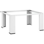Maison chic - socle pour machine � laver / meuble pour machine � laver blanc