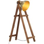 Maison exclusive - furniture limited - lampadaire laiton e27 bois de manguier massif