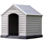 La maison du jardin - niche pour chien - 95x99x99h beige