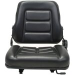 Maison exclusive - si�ge de tracteur et de chariot �l�vateur dossier r�glable noir
