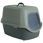 Stefanplast - maison de toilette cathy filtre en plastique recycl vert 38. 5 x 56 x 40 cm pour chat. ...