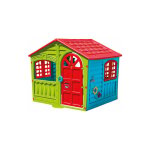 Maisonnette cabane plastique multicolore house of fun