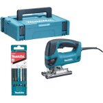4350 fctj scie sauteuse  mouvement alternatif 720 watts 135 mm + 5 pcs. jeu de lames de scie sauteuse ...