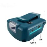 Pour les modles makita avec type - c, alimentation par onduleur, onduleur  batterie pratique  3 modes ...