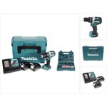 Makita dhp 484 rtj 18v brushless li - ion perceuse - visseuse � percussion sans fil + coffret de transport ...