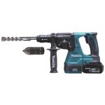 Makita dhr243t1j perforateur burineur sds plus 2 joules 24 mm bl lxt 18v + 1 batterie 18v 5ah li - ion ...