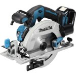 Makita dhs680t1j scie circulaire �165mm bl 18v lxt + 1 batterie 18v 5ah li - ion bl1850b + coffret makpac ...