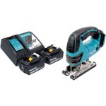 Makita djv 180 rtx scie sauteuse sans fil 18 v 135 mm + 2x batterie 5, 0 ah + chargeur