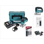 Makita djv 182 rtj scie sauteuse sans fil 18v brushless 26mm + 2x batteries bl1850b 5, 0 ah + chargeur ...