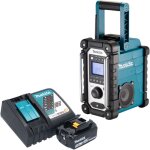 Makita dmr 116 rf1 radio de chantier sans fil 14, 4 - 18 v am fm aux + 1x batterie 3, 0 ah + chargeur ...