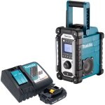 Makita dmr 116 ry1 radio de chantier sans fil 14, 4 - 18 v am fm aux + 1x batterie 1, 5 ah + chargeur ...