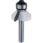 Fraise  chanfreiner / profiler avec palier de bute,  31, 8 mm  31, 8 mm - queue 8 mm - angle 45 - ...