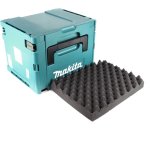 Makita - makpac 4 coffret + insert universel pour outils sans fil 18v (visseuses, scies, ponceuses)