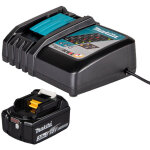 Makita pack de 1 batterie1 li - ion 18v 3ah bl1830b + chargeur simple dc18rc