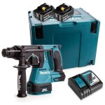 Makita - perforateur burineur sds - plus 18v lxt (2x3, 0 ah) en makpac dhr242rfj