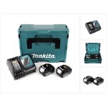 Power source kit 18v + 2x batteries bl1840b 4, 0ah + chargeur dc18rc + coffret makpac ( 197494 - 9 ) ...