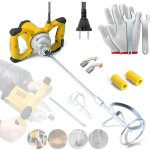 Malaxeur mortier colle 2100 w, malaxeur beton 220v, melangeur beton avec 6 vitesses, betonniere Électrique, ... Malaxeur mortier colle 2100 w, malaxeur beton 220v, melangeur beton avec 6 vitesses, betonniere Électrique, ...