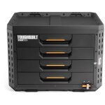 Malette stacktech de 4 tiroirs avec fermeture - 53 x 40, 5 x 39, 5 cm