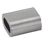 Manchon pour c�ble diam�tre 2 cuivre nickel� - 10 pi�ces