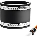 Manchon caoutchouc tuyau, manchon flexible 100 mm en caoutchouc, manchon r�ducteur de bruit inodore pour ...