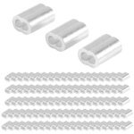 Manchon de sertissage aluminium pour cble diamtre 3 mm lot de 100 pices