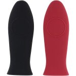 Manchon en silicone pour po�le poign�e lot de 2 poign�e de protection � manche r�sistante � la chaleur ...