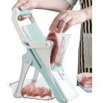 Mandolines de cuisine 5 en 1, coupe - l�gumes manuel multifonction, trancheuse, julienne - lame en acier ...