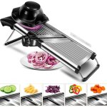 Mandoline cuisine, mandoline de cuisine multifonction faire des tranches paisses, mandoline multifonction ...