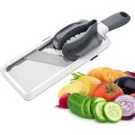 Mandoline multifonctionnelle - lame r�glable en acier inoxydable, s�re et facile � nettoyer, id�ale pour ...