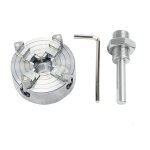 Mandrin auto - centré en alliage de zinc pour tour mini, 4 mâchoires avec bielle, accessoire de serrage ... Mandrin auto - centré en alliage de zinc pour tour mini, 4 mâchoires avec bielle, accessoire de serrage ...