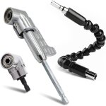 Mandrin de perage  angle droit argent  105 degrs, tournevis  tige hexagonale de 6, 35 mm (1 / 4 ) ...