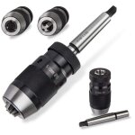 Mandrin de per�age auto - serrant sans cl� mt2 - b16 + tige d'extension morse 1 - 16 b16 n� 2