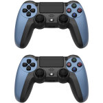 Manette de jeu applicable � ps4 2pcs contr�leur de jeu sans fil manette de jeu bluetooth 2. 1 pour ps4 ...