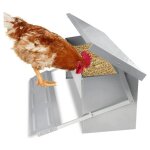 Mangeoire automatique avec couvercle distributeur automatique auge auge d'alimentation rsistante aux ...
