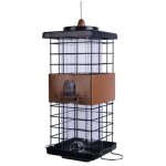 [jamais utilis�] mangeoire � oiseaux anti - �cureuils, mangeoires � oiseaux en m�tal pour l'ext�rieur, ...